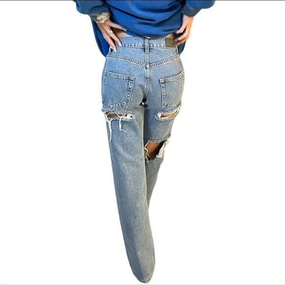 CARMAR ALEXAS APATITE BACK SLASH JEAN |Size:24| - Picture 3 of 10